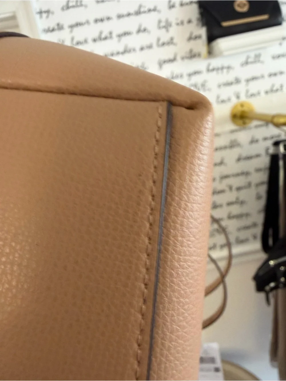 kate spade structured tan